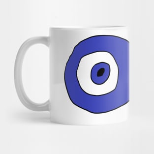 Traditional Nazar, Evil Eye, Amulet, Folkloric Beliefs, Blue Evil Eye Protection, Folkloric Designs Mug